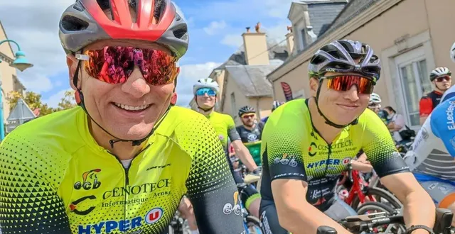 photo  au premier plan olivier froger et kévin fournier lors de l’édition 2023.  &copy;  ecb 