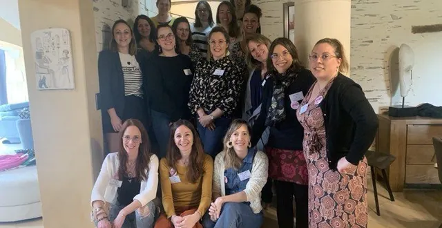 photo  cindy bedouet, accompagnée des professionnelles du bien-être, lors du récent événement un jour pour moi, les 9 et 10 mars derniers, au gîte belle-fontaine, à angrie.  &copy;  ouest-france 