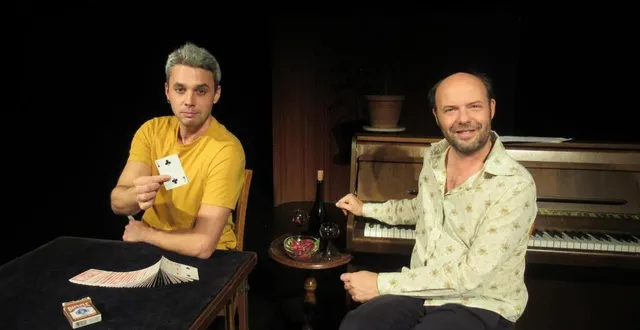 photo  antoine terrieux et marek kastelnik proposent un moment d’émerveillement au public.  &copy;  ouest-france 