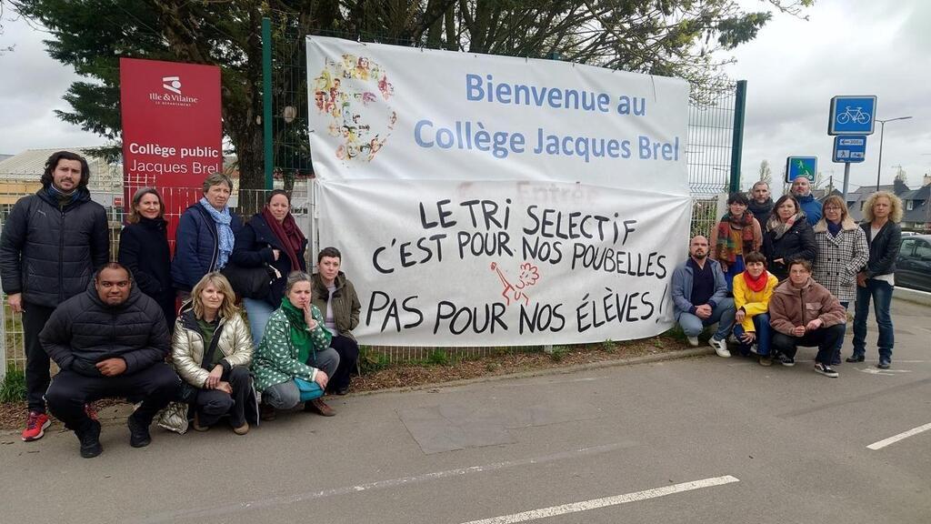 Au Collège De Noyal Sur Vilaine Lopposition à La Réforme Du Choc Des Savoirs Se Redon 3458