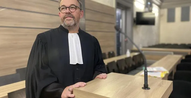 photo  me hubert guyomard, avocat du mis en cause, reconnu irresponsable pénalement.  &copy;  archives ouest-france 