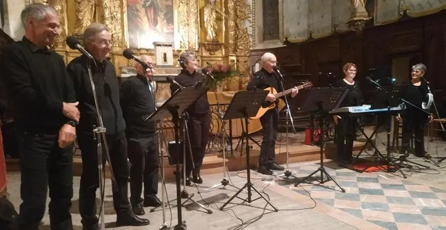 photo  le groupe i cantarini se produit dimanche 7 avril 2024 à la bazoge.  &copy;  ouest-france 