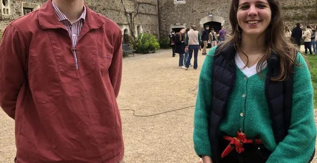 photo  gonzaga lancelin, président de l’association recordatio, et elsa rambier, directrice de production.  &copy;  co 