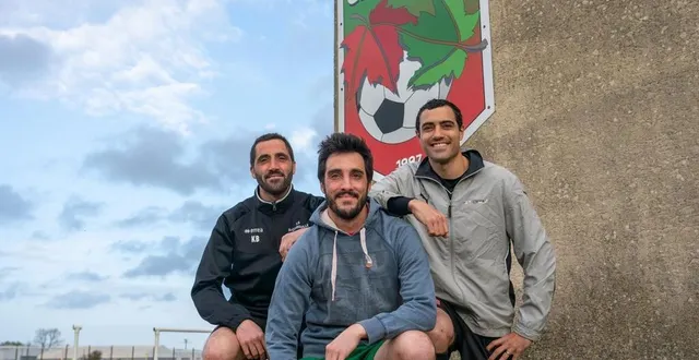 photo  présents tous les trois à l’entraînement à bouillé-loretz, mercredi 3 avril 2024, kévin (36 ans, à gauche), alexandre (30 ans, au centre) et romain (34 ans) comptent une trentaine de licences à saint-cerbouillé chacun.  &copy;  co - thomas nyd 
