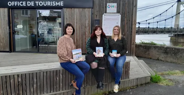 photo  de gauche à droite, carole boisnault, julie bidet et marie levasseur, chargées de l’accueil et de l’animation à l’office de montjean-sur-loire.  &copy;  ouest-france 