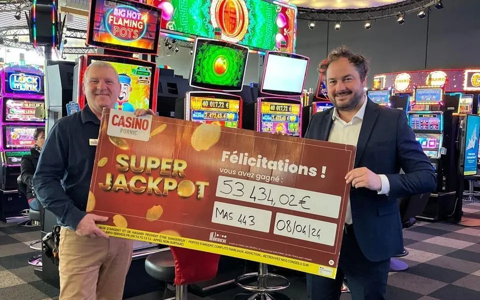 Pornic elle gagne 53 434,02 € au casino La