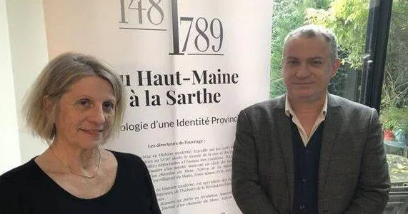 photo  martine taroni et benoît hubert ont notamment dirigé la rédaction de l’ouvrage « 1481-1789 du haut-maine à la sarthe ».  &copy;  ce, ntre culturel 