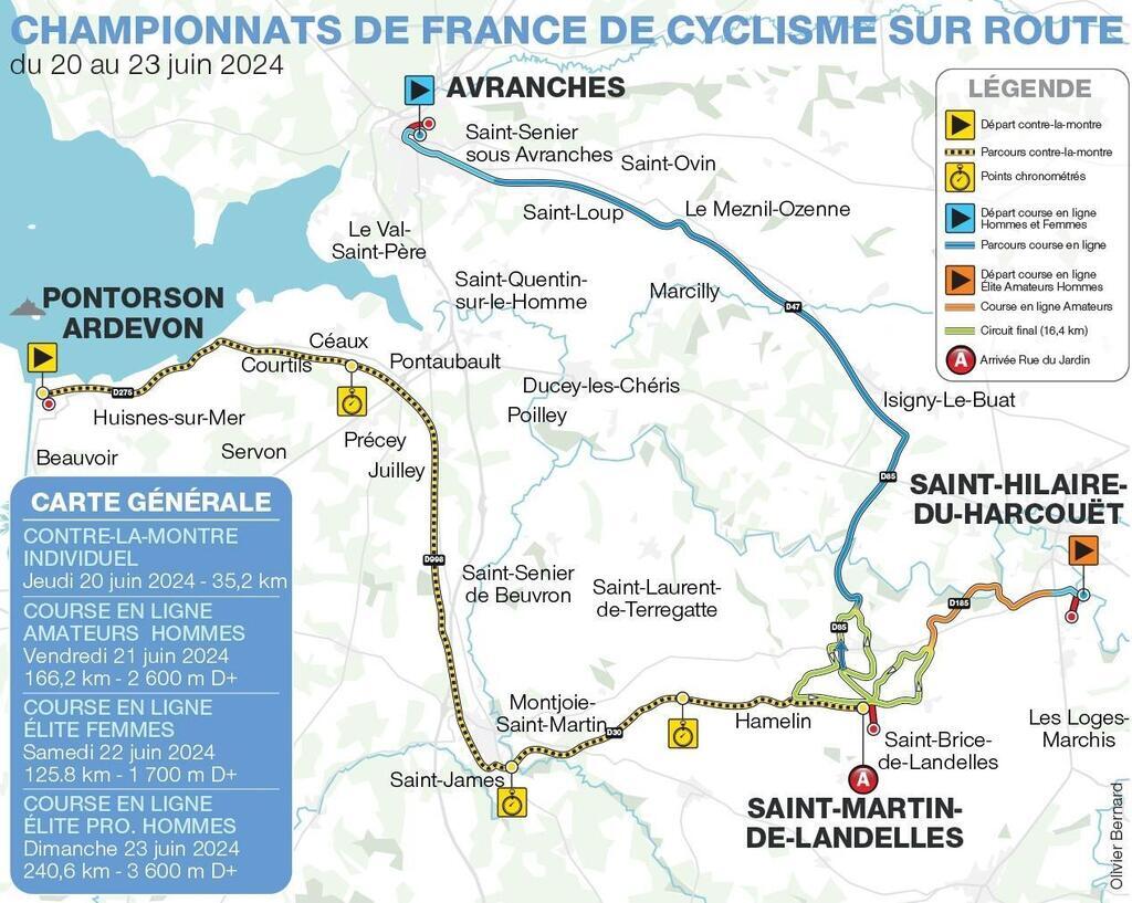 EXCLUSIVITE OUEST FRANCE Voici Les Parcours Des Championnats De France   P34100495D6239927G 