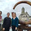 photo depuis le samedi 6 avril, le bureau d’accueil de l’office de tourisme de saint-florent-le-vieil est ouvert. de gauche à droite, perrine cailleau, florian emery et aurélie gelin.