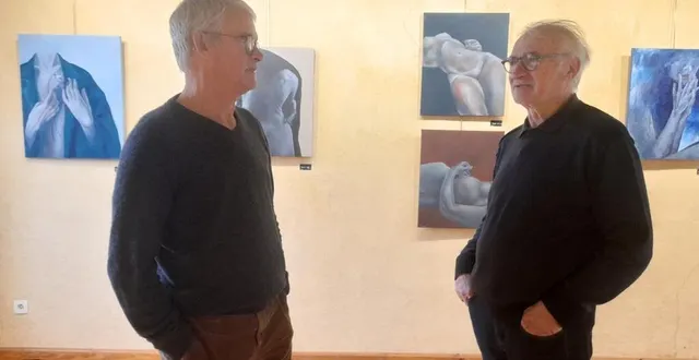 photo  jacques et marc cherchent toujours à innover aux côtés des autres bénévoles. photo prise à l’exposition anastasia vorobéi en décembre à la galerie du musée.  &copy;  le maine libre 