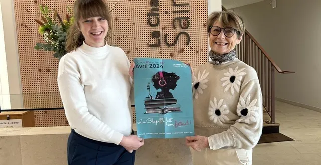 photo  marjorie floro, coordinatrice culturelle, et martine breton, adjointe au maire déléguée à la vie culturelle et associative.  &copy;  ouest-france 