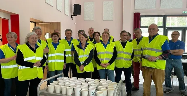 photo  plus de 40 bénévoles étaient mobilisés pour faire de cet évènement une réussite.  &copy;  le maine libre 
