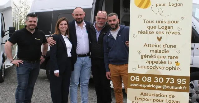 photo  la société fcf loisirs de spay s’engage à aider la famille de logan, 4 ans, atteint d’une leucodystrophie.  &copy;  le maine libre 