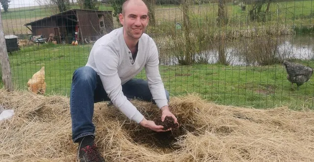 photo  romain chenoffe lance des stages à la journée ou à la semaine de découverte des techniques de la permaculture.  &copy;  ouest-france 