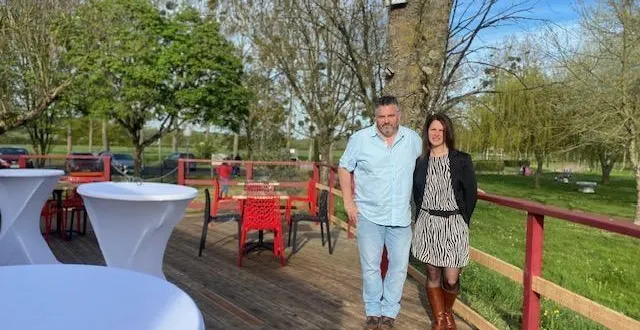 photo  jérôme tirmarche et marie liekens : « nous voulons travailler autant avec les touristes qu’avec les locaux ».  &copy;  le maine libre 