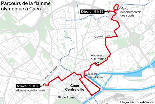 Jo 2024 Parcours De La Flamme Olympique Dans Le Calvados Cest Quoi Le Programme à Caen 1719