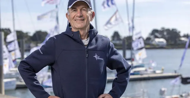 photo  philippe benoiton, le 12 avril, à la trinité-sur-mer.  &copy;  jean-marie liot 