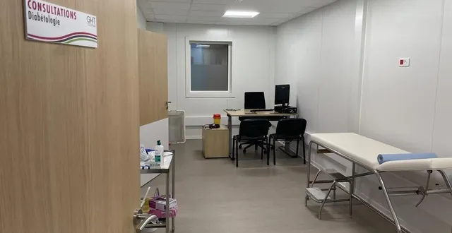 photo  les consultations externes du centre hospitalier jacques-monod de flers, dans l’orne sont désormais regroupées dans le nouveau bâtiment modulaire.  &copy;  ouest-france 