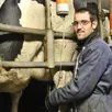 photo cyril lemaître est le nouveau président du syndicat jeunes agriculteurs en sarthe et éleveur de vaches laitières à auvers-le-hamon, près de sablé-sur-sarthe.