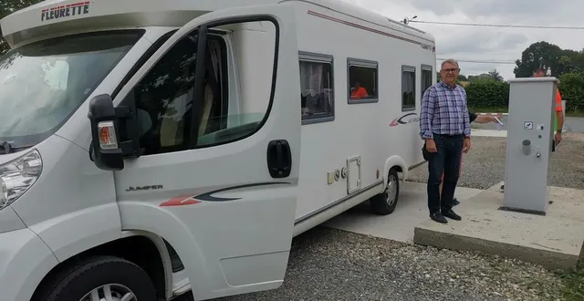 photo  le camping-car park a été inauguré fin juin 2023 et rencontre un grand succès, suscitant quelques convoitises.  &copy;  ouest-france 