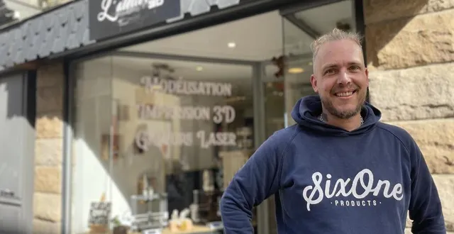 photo  lévy besnard vient d’ouvrir sa boutique l’atelier 3d dans la rue de la cave aux bœufs, en centre-ville d’alençon.  &copy;  ouest-france 