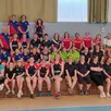 photo trente-six pongistes féminines au gymnase, samedi dernier, pour le dernier tournoi départemental de la saison