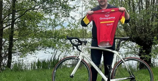 photo  lucas courteille, secrétaire du cyclo-sport fléchois, est un fervent amateur de gravel. 