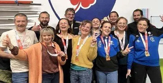 photo  le retour au club a été dignement fêté.  &copy;  le maine libre 