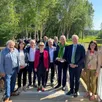 photo le premier tronçon de la voie verte a été inauguré en juin 2023, à saint-sulpice-sur-risle