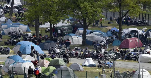 photo  au lendemain de l’édition 2024 des 24 heures motos, l’automobile club de l’ouest se dit plutôt satisfaite des mesures prises pour diminuer le bruit et les comportements de certains spectateurs.  &copy;  marc ollivier / ouest-france 