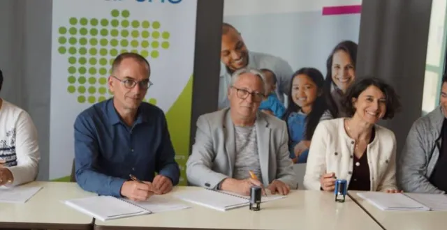 photo  la convention territoriale pour  la période 2024-2028 vient d’être signée entre la caf et la communauté de communes maine cœur de sarthe.  &copy;  ouest-france 