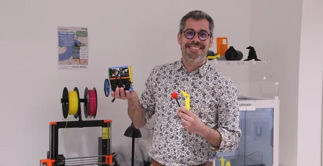 photo  florian garnier est le nouveau fabmanager. il a pour mission de s’occuper du fablab, et des espaces numériques qui se trouvent au fond de la médiathèque de sablé-sur-sarthe.  &copy;  le maine libre 