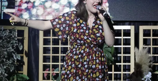 photo  huit participants se sont produits sur scène.   &copy;  le maine libre 