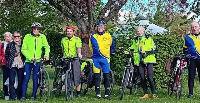photo  les cyclotouristes ont apprécié pendant quelques jours le calme du camping et les belles balades.  &copy;  magalie lehoux – camping 