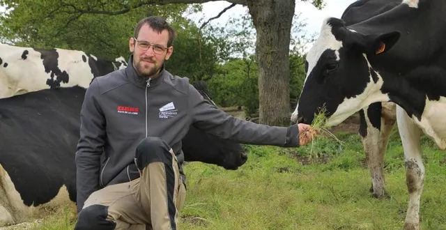 photo  basé à auvers-le-hamon, près de sablé, cyril lemaître est le nouveau président des jeunes agriculteurs (ja) de la sarthe.  &copy;  le maine libre 
