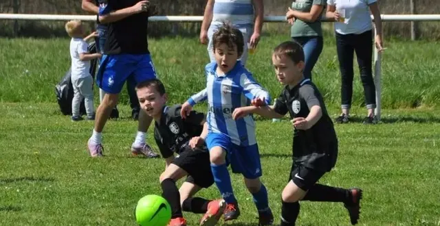photo  les petits footballeurs seront à la fête.  &copy;  archives le maine libre 