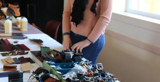 photo  émilie blossier, a présenté ses créations.  &copy;  le maine libre 