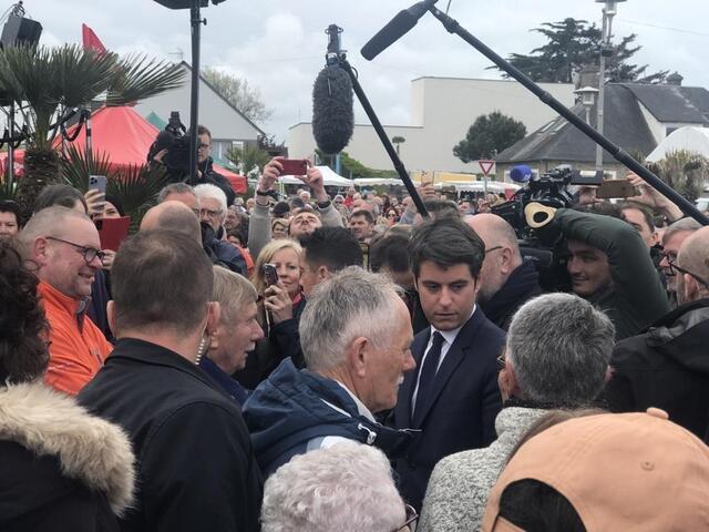 Attendu à la foire aux bulots de Pirou, le Premier ministre Gabriel ...