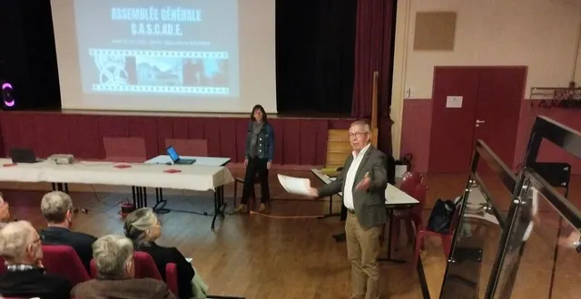 photo  devant une trentaine de personnes, guy cosme, président de cascade, a présenté le rapport moral de l’année 2023.  &copy;  ouest-france 