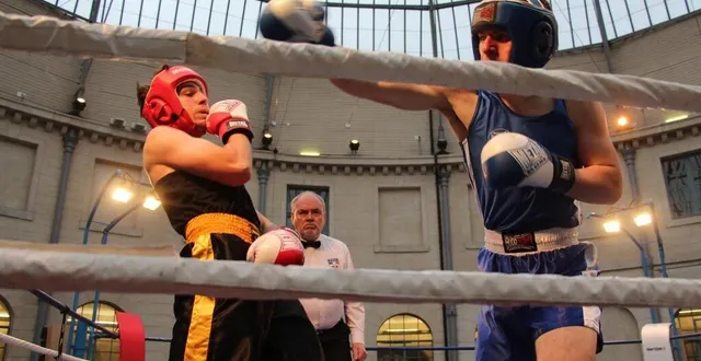 photo  le gala de boxe d’alençon a rassemblé 500 personnes et surtout 28 combattants, le 27 avril 2024 à la halle au blé.  &copy;  ouest-france 