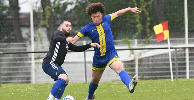 photo  le mans sud, en bleu, a subi la loi de moncé-en-belin.  &copy;  le maine libre 