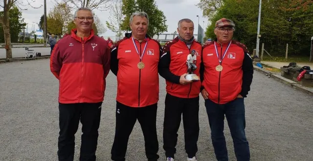 photo  pascal caniou, alain jouy, patrice hergault et philippe carreau.  &copy;  . ouest-france 