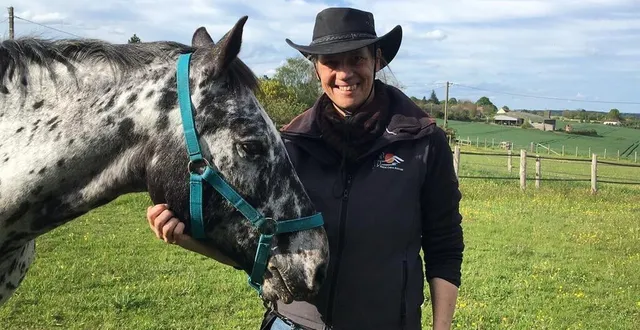 photo  les neuf chevaux sont croisés appaloosa.   &copy;  le maine libre 