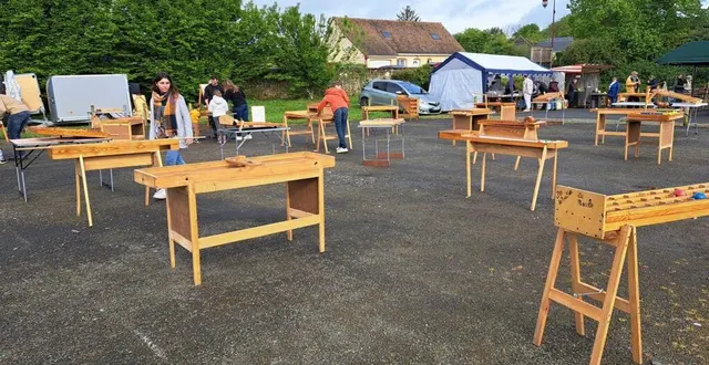 photo  auguste maillot a installé de nombreux jeux, qui ont, petit à petit, attiré les joueurs avides de découvertes.  &copy;  ouest-france 
