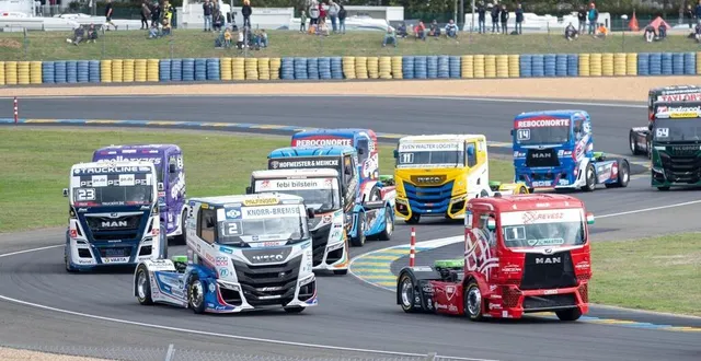 photo  lors de l’édition 2023 des 24 heures camions sur le circuit bugatti, au mans (sarthe)  &copy;  dominique breugnot photographer 