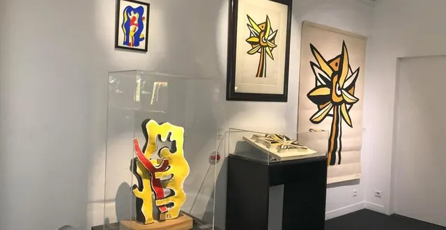 photo  la gouache « le tournesol » (à droite) est mise en valeur dans l’exposition consacrée jusqu’au 15 septembre 2024 au musée d’art et d’histoire de lisieux.  &copy;  ouest-france 