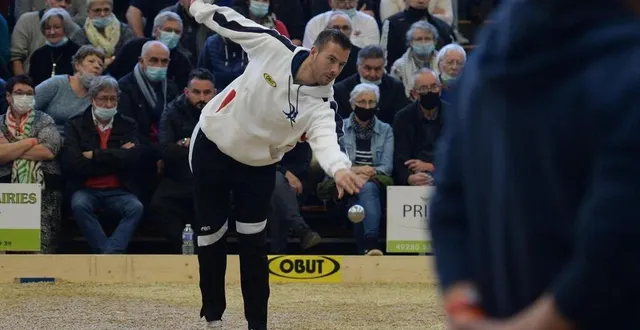 photo  dylan rocher, 16 fois champion de france et 9 fois champion du monde de pétanque.  &copy;  archives courrier de l’ouest 