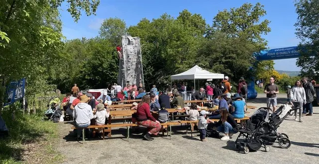 photo  dans l’éco-village du festival des extraverties, un espace entier attend les enfants.  &copy;  ouest-france 