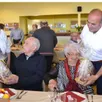 photo la doyenne, lucette dorange 98 ans, et le doyen gustave riveron 93 ans, ont honoré de leur présence le repas des aînés.