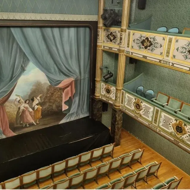 photo le théâtre à l’italienne de la flèche a été construit au début du xixe siècle.  ©  ouest-france